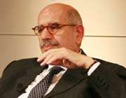 محمد البرادعي المدير العام للوكالة الدولية للطاقة الذرية 