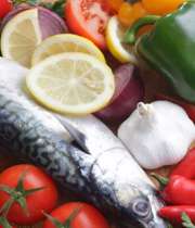 ماهی و سبزی و میوه