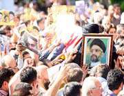 funeral ceremony for seyyed abdul aziz hkim in tehran
