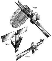نمونه‌هایی از ماهواره‌های مخابراتی