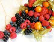 delicious and colorful berries