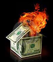 le dollar brûle