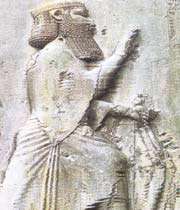 picture of dariush in bistoon inscription