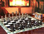 شطرنج در حال مات شدن 