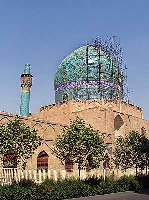 مسجد چهاباغ اصفهان شیخ بهایی سازه ای خاص ساختمان روی لجنزار زاینده رود