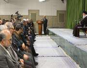 le guide suprême a rencontré le ministre des affaires étrangères et ambassadeurs iraniens en poste à l’étranger