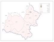 نقشه استان لرستان 