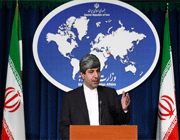 iranian foreign ministry spokesman ramin mehmanparast