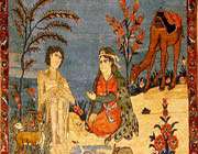  an azeri folk art based on nezamis leyli and majnoun