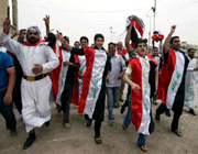 مئات الاف العراقيين يتظاهرون 