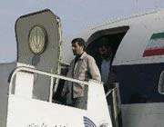 le président ahmadinejad de retour à téhéran 