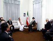 le guide suprême a reçu le président sri-lankais    