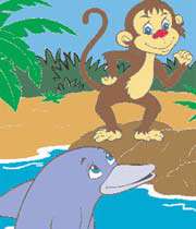 the monkey and the dolphin