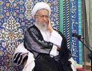 دیدار آیت الله مکارم شیرازی با اعضاء سازمان تبلیغات اسلامی قم
