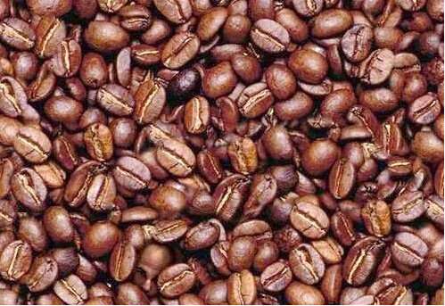 دانه های قهوه 