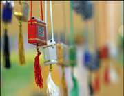 versions of the holy quran are on sale in colorful boxes at the 16th international holy quran exhibition