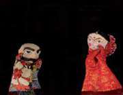 puppets made by sima mirza-hosseini for “the bald hero” 