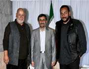 dieudonné chez le président iranien ahmadinejad