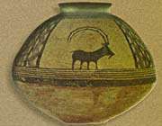 the mountain goat- iranian pottery 