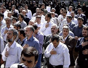 تظاهرات حاشدة في مختلف المدن الايرانية