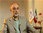 رئيس منظمة الطاقة الذرية الايرانية علي اكبر صالحي