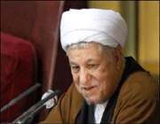 رئيس مجلس تشخيص مصلحة النظام الايراني الشيخ هاشمي رفسنجاني
