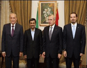 زيارة الرئيس الايراني محمود احمدي نجاد من لبنان