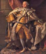 le roi fou britannique george iii vers la fin du 18ème siècle