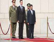 les présidents iranien et syrien 