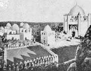 le cimetière médinois de baqi avant sa destruction par saud en 1925 