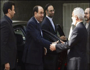 رئيس الوزراء العراقي نوري المالكي في زيارة رسمية لايران