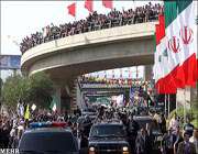 استقبال از احمدی نژاد در لبنان
