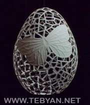 هنرنمایی با پوست تخم مرغ