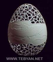 هنرنمایی با پوست تخم مرغ