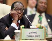 le président du zimbabwe robert mugabe 
