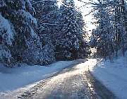 رانندگی در جاده های برفی