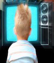 تماشای بیش از اندازه تلویزیون به کودکان آسیب می‌رساند!