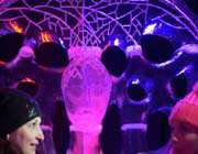 ice sculpture exhibition, sokolniki park, moscow