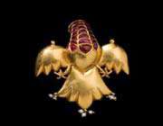 pendant in the form of an eagle, mughal india, 18th century