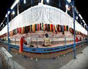 some 300 iranian carpet weavers are working on what will be the worlds next largest carpet.