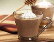 coffee with chocolate and honey