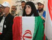 iranian activists accompanying asias first humanitarian aid convoy to gaza return home.