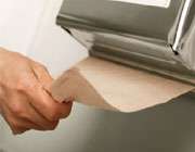 دستمال کاغذی، خشک کردن دست