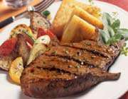 grilled fish steak