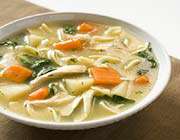 hearty chicken noodle soup