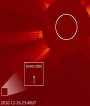 ۲۰۰۰امین دنباله‌دار سوهو كه در ۲۶ دسامبر ۲۰۱۰ كشف شد.