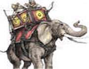 каким образом древние воины боролись с трусостью боевых слонов?