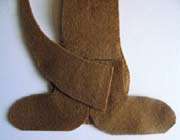 kangaroo bag _showing the tail and legs stuck onto the body