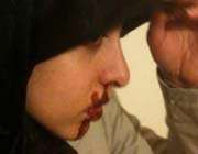 iranian student zahra kazemi saleh is attacked in london after she refused to remove her hijab.