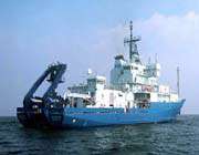 an oceanographic research vessel